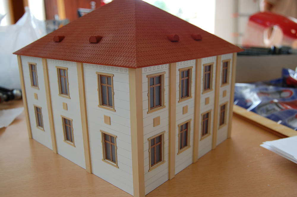 Családi villa 1:100 makett