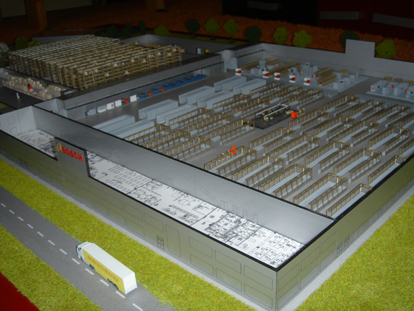 Bosch gyártelep 1:100