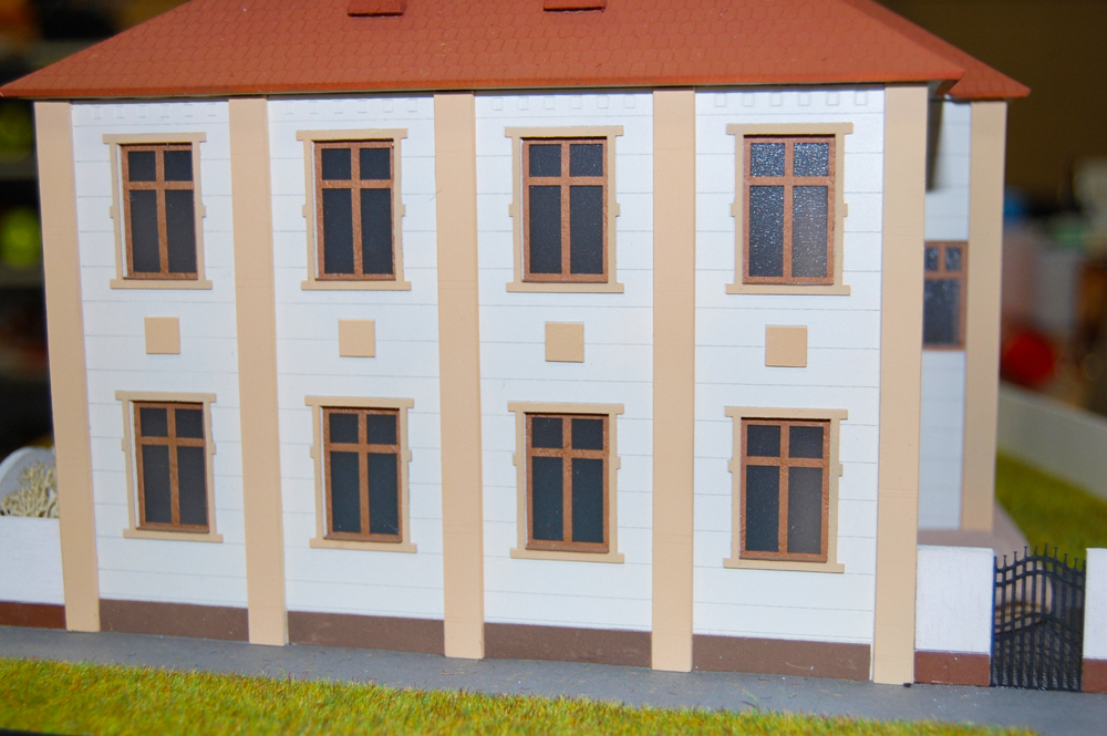 Családi villa 1:100 makett