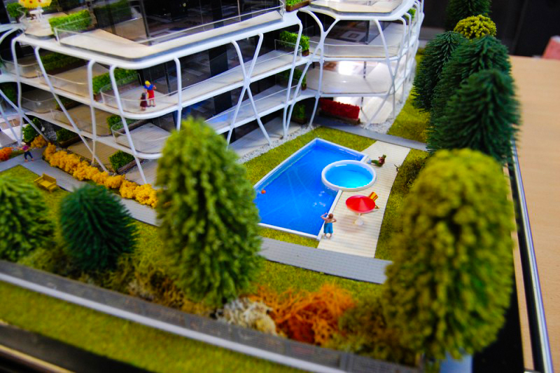 Villa Lago Épületmakett