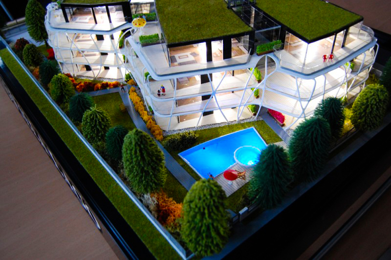 Villa Lago Épületmakett