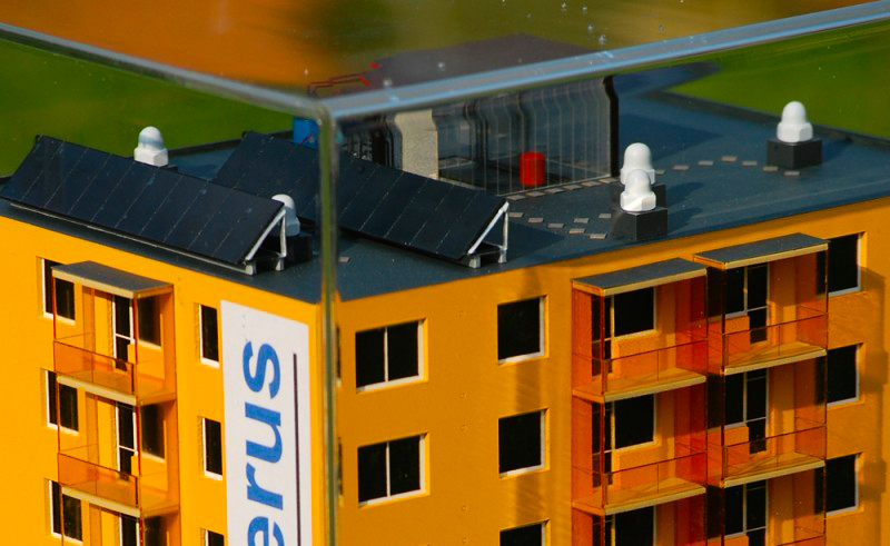 Megújuló Energia Társasház Makett