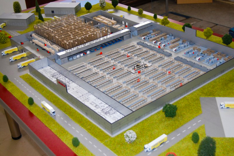 Bosch Miskolci Gyártelep Épületmakett