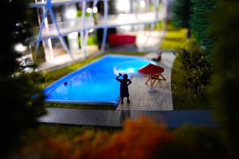 Villa Lago Épületmakett
